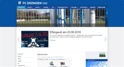 Desktop Screenshot of fc-erzingen.de